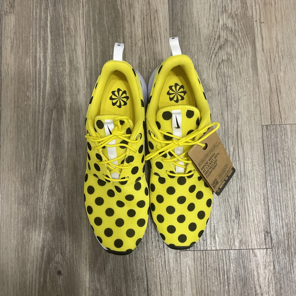 Nike Roshe  Nature Golf Shoes -  Size 10.5 - Polka Dot Yellow - New FD2599-700 - Image 4 of 4