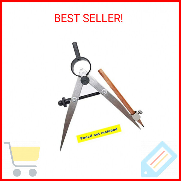 ZLKSKER 6/8/10 Inch Wing Compass With Pencil Holder, Leather Working - View #12