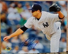 NICE AUTOGRAPHED Yankees Nick Goody 8x10 Photo Baseball MAB COA Pitcher