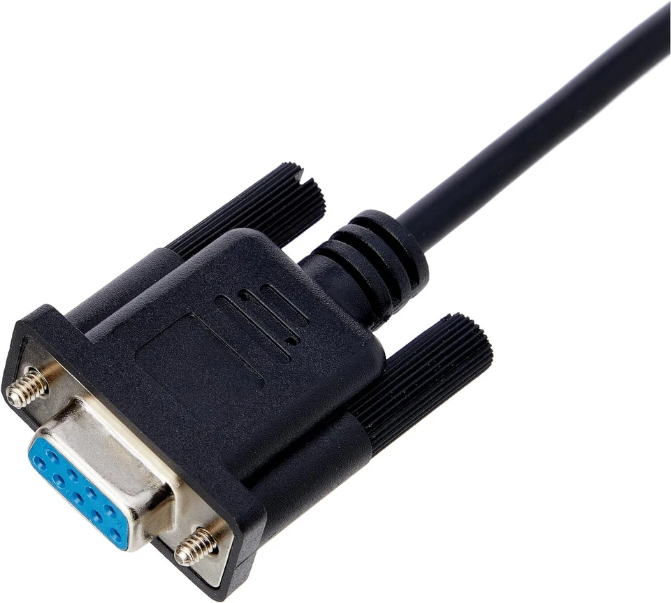 StarTech.com 1m Black DB9 RS232 Serial Null Modem Cable F/F - DB9 Female to - Image 3 of 4
