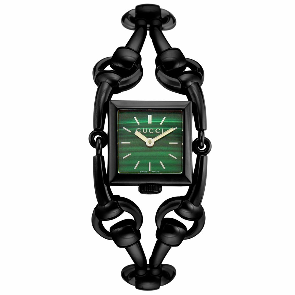 Gucci YA116517 Signoria Green Malachite Dial 116.5 Series Women's