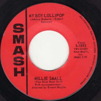 MILLIE SMALL - My Boy Lollipop / Somethings Gotta Be Done 45 single 7'' USA 1964