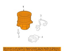 Gm Oem 07-12 Acadia Blower Motor Fan-blower Motor 22961461