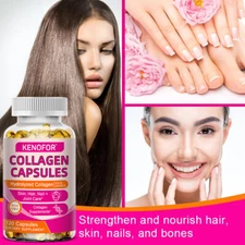 Collagen Capsules Skin, Hair, Nails + Joint Care - 30 to 120