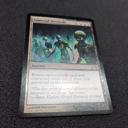 Magic the gathering, Immortal Servitude, Gatecrash , Foil, Sorcery, English, NM - Picture 7 of 13