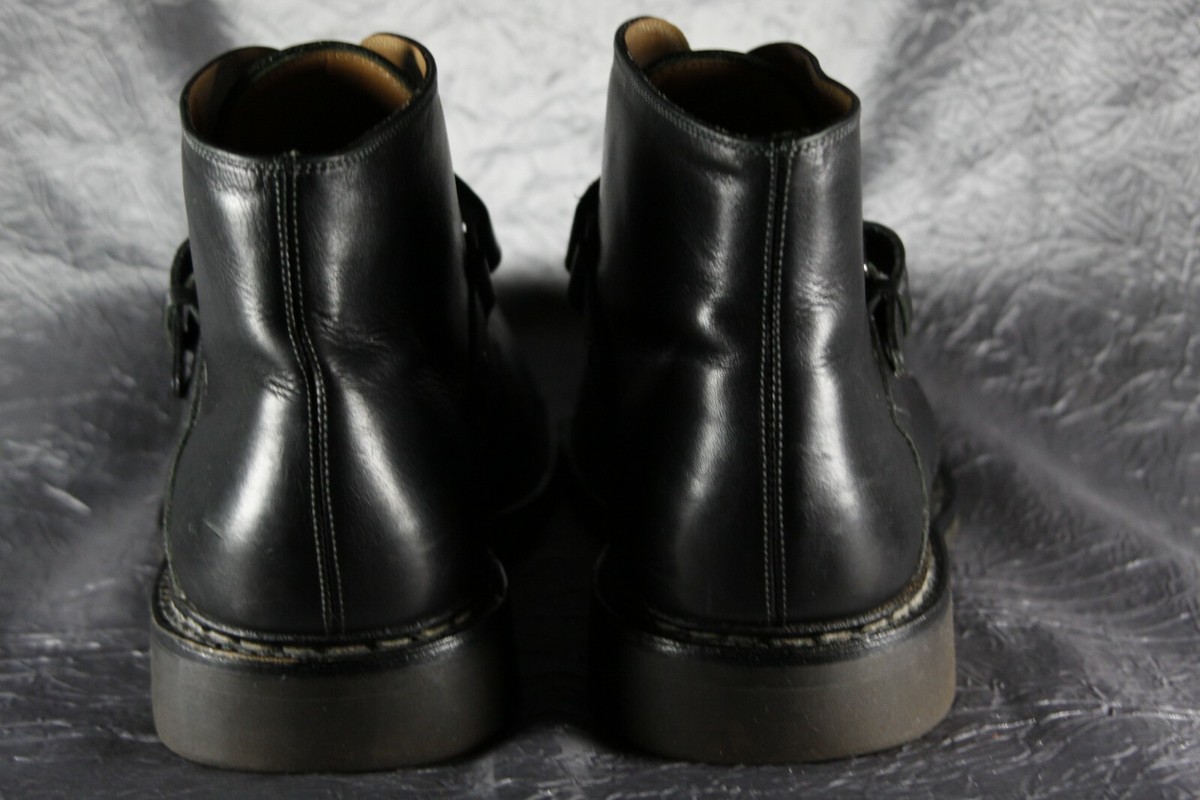 Mens Heschung Manioc Black Leather Buckle Ankle Boots Mens‎ Sz 9.5 Heschung Manioc Monk Strap Black Leather | Mercari main image 2