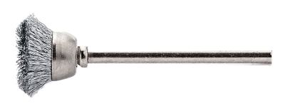 Lessmann Miniatur-Topfbürste Edelstahl gewellt 15 x 0,1 mm - 430.322