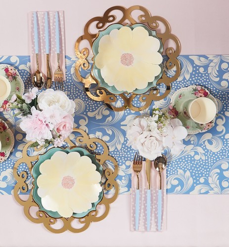 English Garden Birthday, Celebration, Holiday Party Box 8 Table Settings