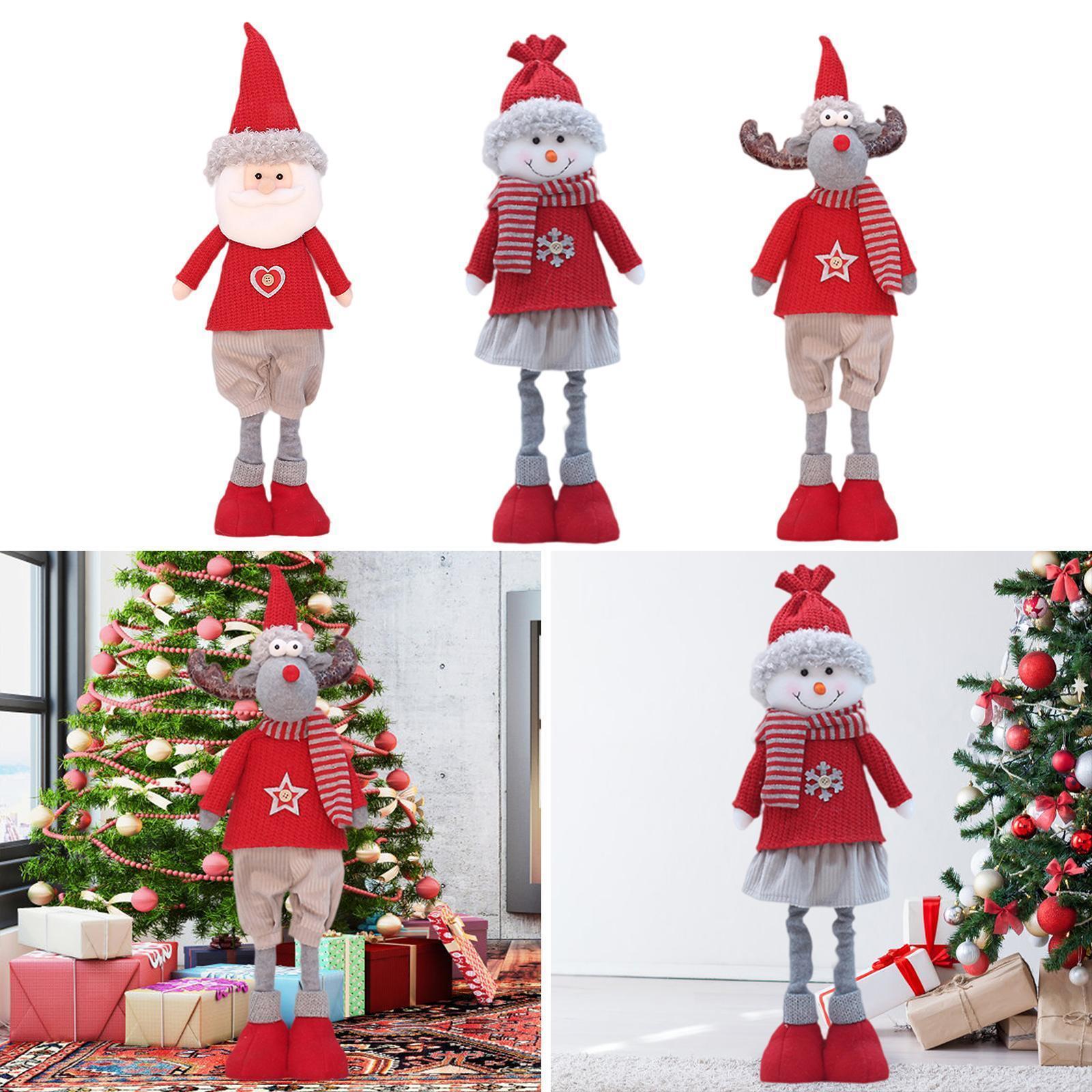 Christmas Doll Decoration Christmas Figure for Fireplace Holiday Home