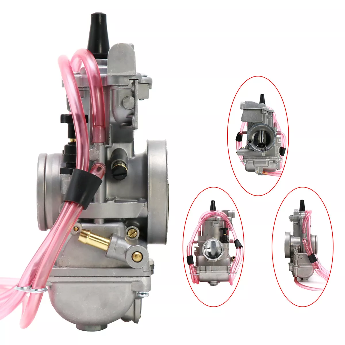 Bike carburetor outlet