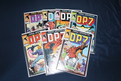D.P.7 MARVEL COMICS  7 COMIC LOT ISSUES 1 THUR 7