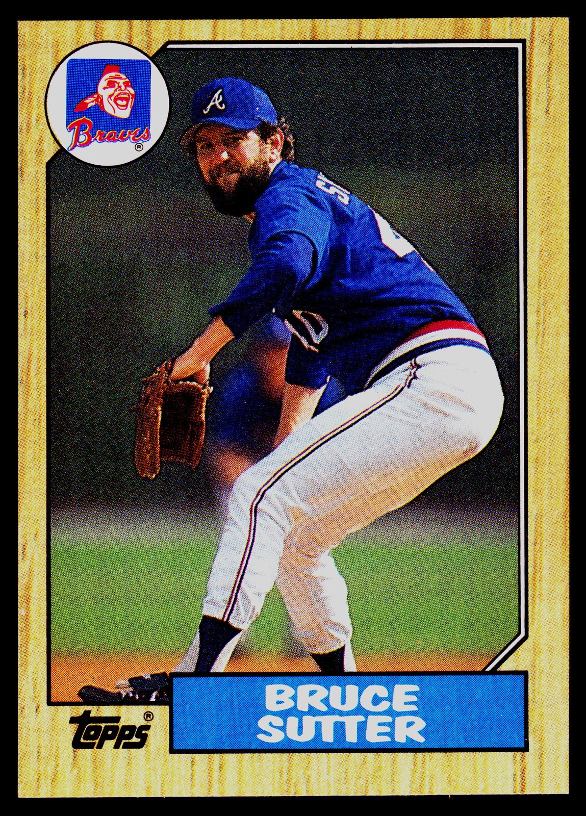 1987 Topps #435 Bruce Sutter - EX