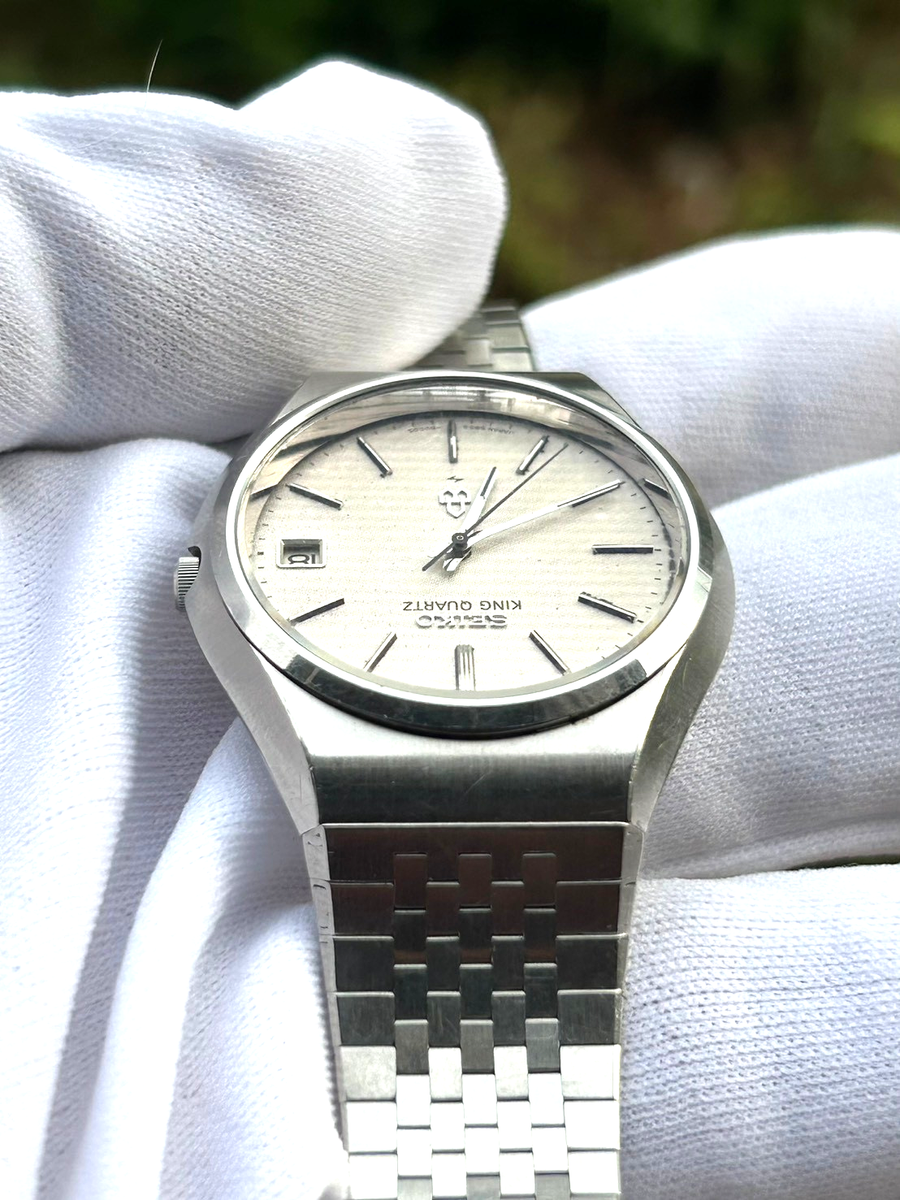 Vintage SEIKO King Quartz 5855 8000 Men Watch From Japan | eBay