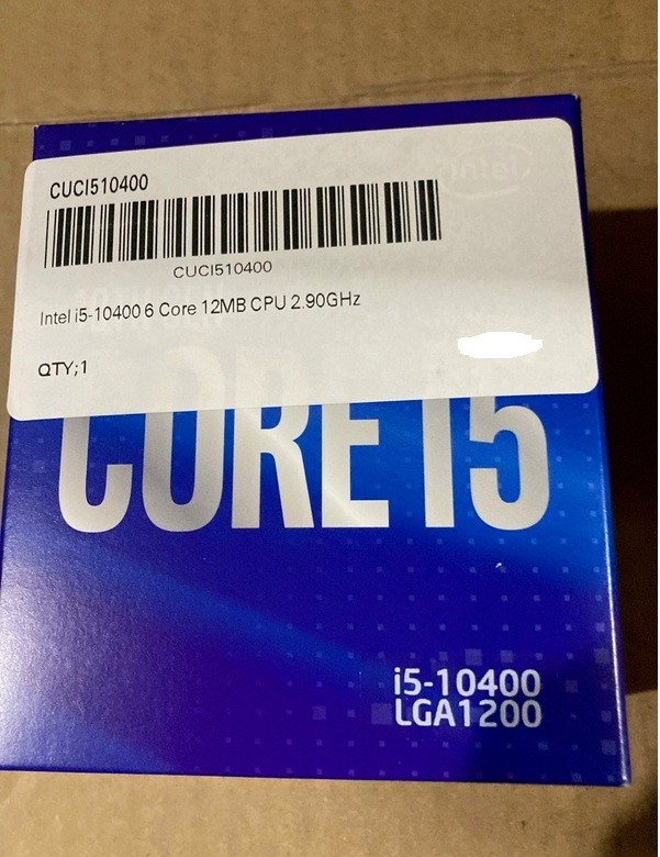 Intel Core i5-10400 Processor (4.3 GHz, 6 Cores, Socket LGA1200