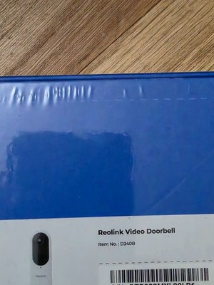 Reolink D340B 2K Video 5MP Doorbell Camera - New Open Box - Never Used