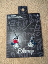 Minnie and Mickey necklace set