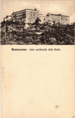 CPA MONTECASSINO Lato occidentale della Badia ITALIEN (545404)