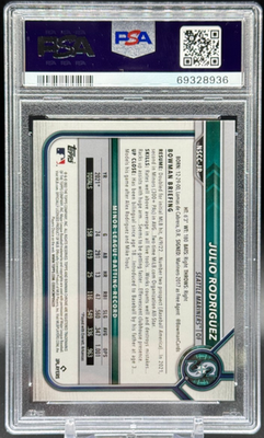2022 Bowman Chrome national NSCC-JR JULIO RODRIGUEZ wrapper