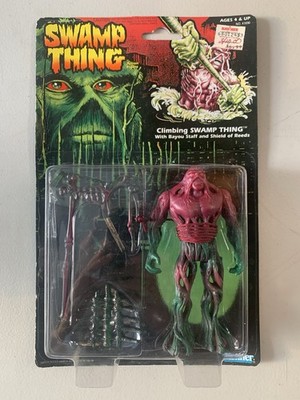 1991 Kenner Climbing Swamp Thing Figure New On Card Vintage VTG Read