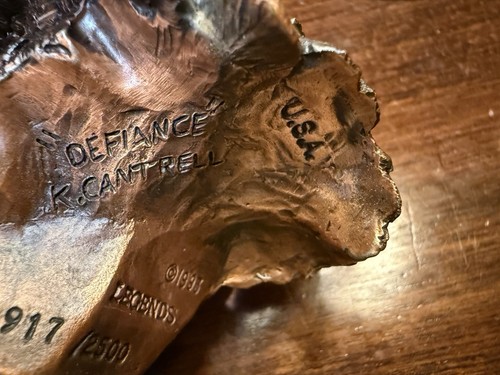 LEGENDS KITTY CANTRELL "DEFIANCE" EAGLE MIXED METAL BRONZE BRASS 977/2500 STATUE - 第 9/15 張圖片