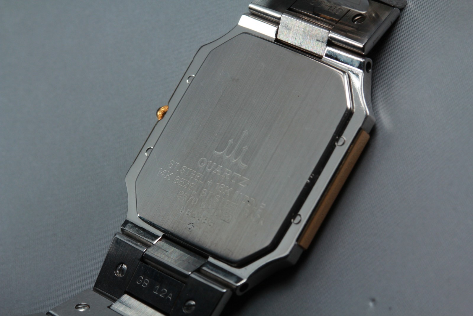 Vintage 1985 Exc+5 Seiko Credor 9570-5210 Gold 18K 14K Two Tone Qz Men's Watch image 5