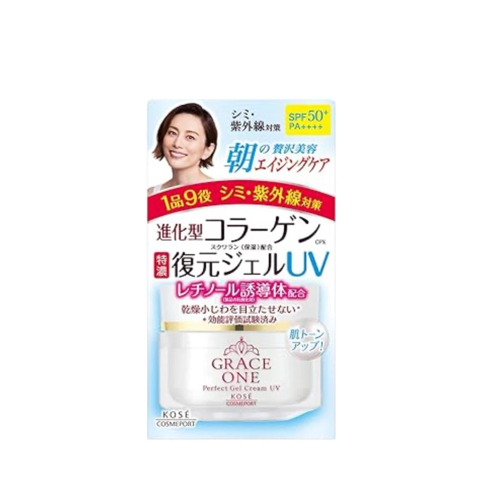 Cuidado de día antienvejecimiento UV SPF50+ PA++++ Kose Grace One Perfect Gel Crema 100 g Foto 3 de 4