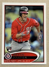 2012 Topps Bryce Harper #US183 Baseball Card (RC) *Bent Corner*