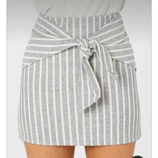 Altar d state French market linen skirt women s size M