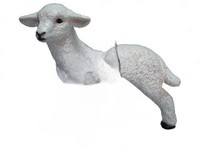 Design Kleines Schaf Figur Garten Statue Skulptur Figuren Skulpturen Deko Neu