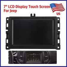 7" LCD Touch Screen w/ Frame For 2017-2020 Jeep Compass Radio Navigation Replace