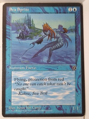 Sea Sprite - Homelands - Magic the Gathering MTG Nice!