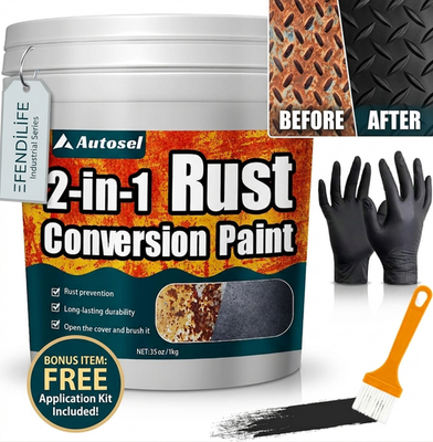 #ad 2 in 1 Rust Converter amp; Metal Primer Stop Rust Paint for Car Chassis amp; Marine $37.99