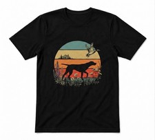 German Shorthair Pointer Dog Black T-shirt