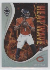 2021 Panini Phoenix Heat Wave Justin Fields #16 0ps8