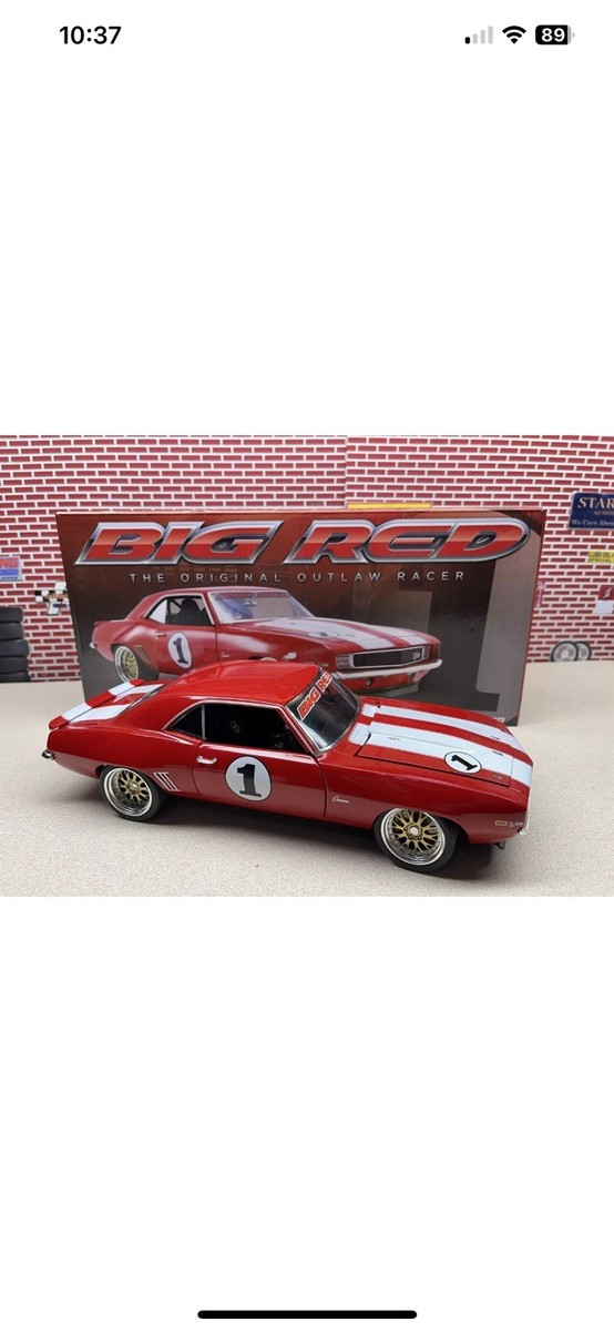 1/18 GMP 1969 CHEVROLET BIG RED CAMARO MY COPY SN# 019 SEE
