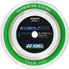 Yonex EXBOLT 63 Badminton String White 100m BGXB63-1 NEW