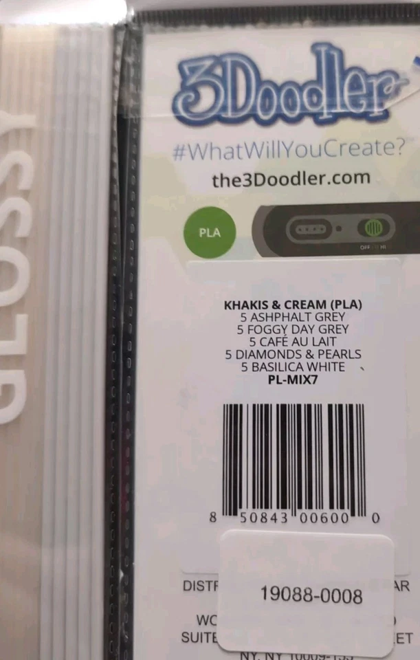 3Doodler Create Filament Refill Pack Matte Pla-mix7 ands 25 ct Khakis And Cream - Image 4 of 4