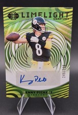 2023 Panini Illusions Kenny Pickett #LS-KP Limelight Signatures Green /299