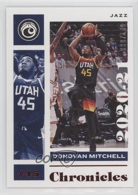 2020-21 Panini Chronicles Chronicles Red /149 Donovan Mitchell #48 0c6