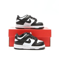 NIKE Dunk Low Infant White SIZE 3.5 Trainers