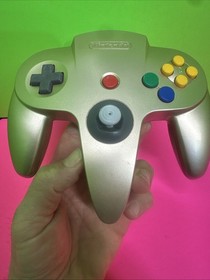 Nintendo 64 - OEM N64 Gold Limited Edition NUS-005 Controller~AUTHENTIC L@@K