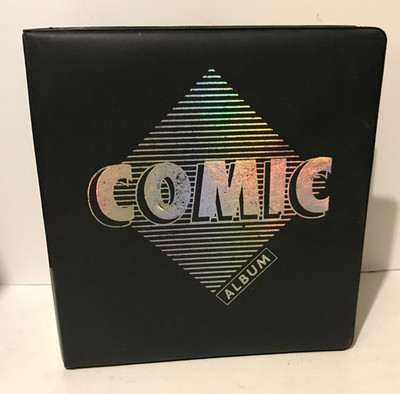 Vintage Ultra Pro 3'' D-Ring Black Comic Book Album 3 Ring Binder