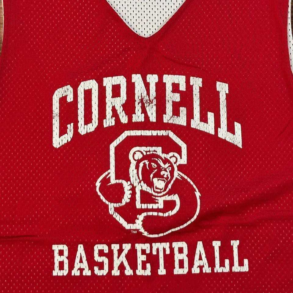 Nike Team Cornell University Player Issued Reversible Basketball Practice Jersey - Image 2 of 4