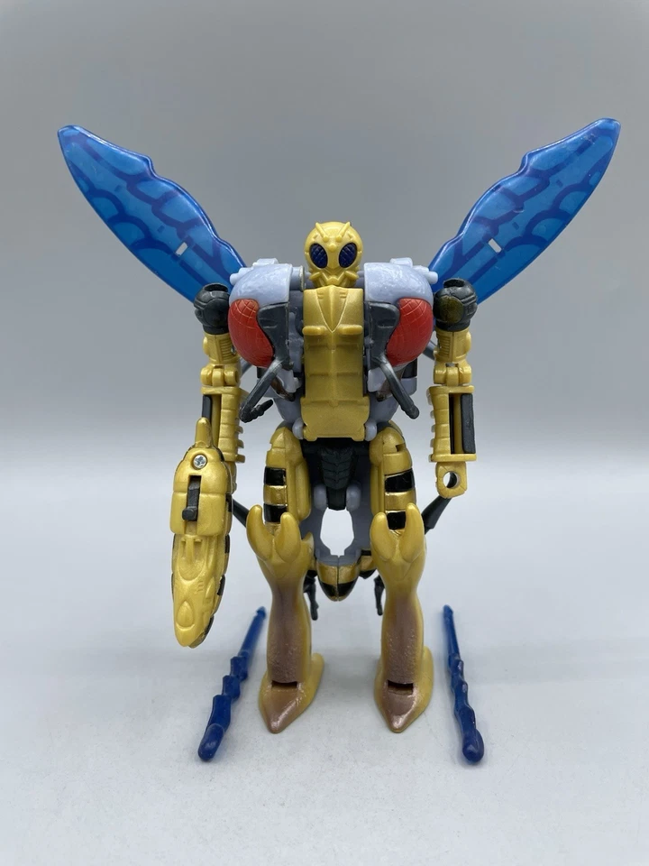 Transformers Beast Wars 1996 Waspinator Deluxe Blue Wings Fox Kids Complete - Image 2 of 4