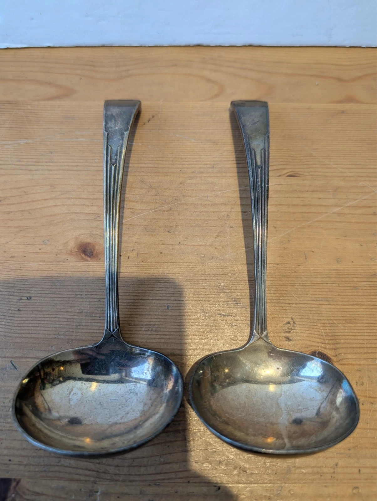 2 x EPNS A1 Sauce Ladles - W W Kemp & Son Ltd. Bristol - 17cm x 6cm
Opens in a new window or tab