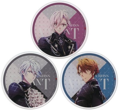 IDOLiSH7 TRIGGER Acrylic Coaster 3pc Set Animate Bonus Japan