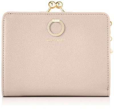 Jill Stuart Women's Eternal Leather Bi-fold Wallet with Ring Motif (JSLW0DS1)