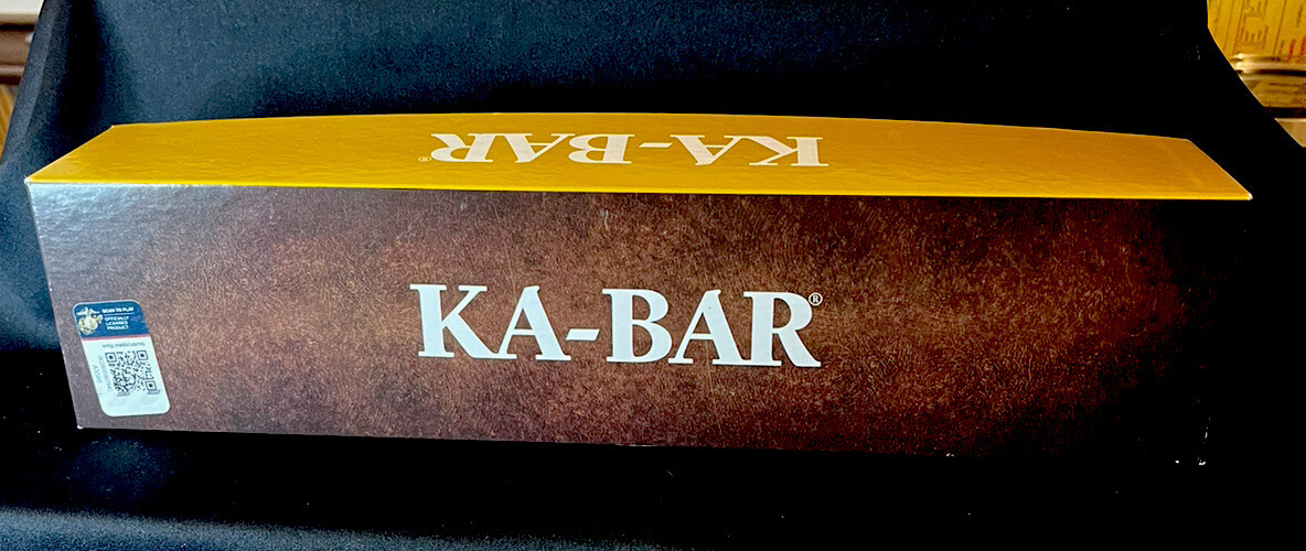 KA-BAR 1217 Fighting/Utility Knife USMC Leather Sheath Sharp Edge Made In USA