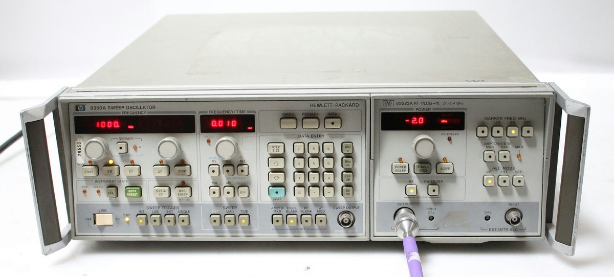 HP/Agilent 8350A Sweep Oscillator w HP 83522A RF Plug-In 10 HP/Agilent 8350A Sweep Oscillator w HP 83522A RF Plug-In 10