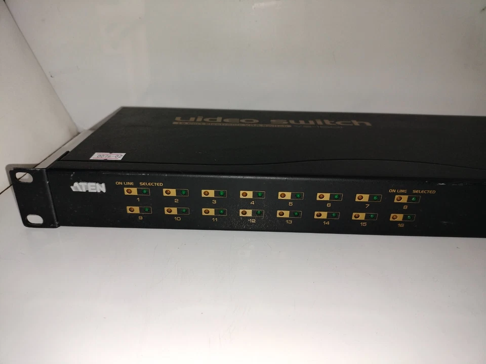 Aten VS-1601 VS1601 16 端口视频开关 16 转 1 VGA 交换机台湾制造 — 第 2/4 张图片